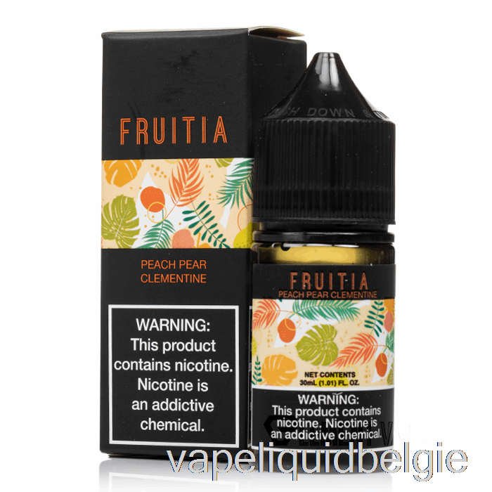 Vape België Perzik Peer Clementine - Fruitiazouten - 30ml 50mg